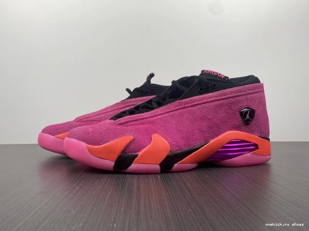 Cheap DH4121-600 Jordan 14 Pink Retro Low Shocking (W) 0810